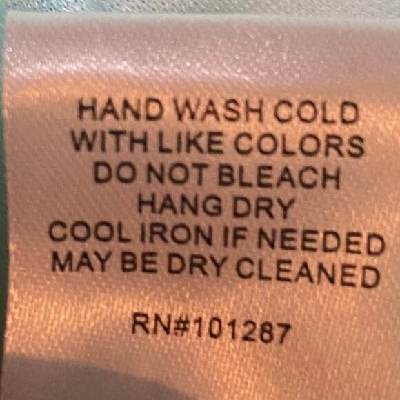 Alexia Admor Sequin Mini Wrap Dress Long Sleeve Tie Waist Mint Blue Womens L - Picture 10 of 10